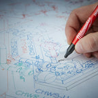 INKZALL™ fine tip pens | Inkzall Fine Tip Black Pens - 4 pcs | 48223164