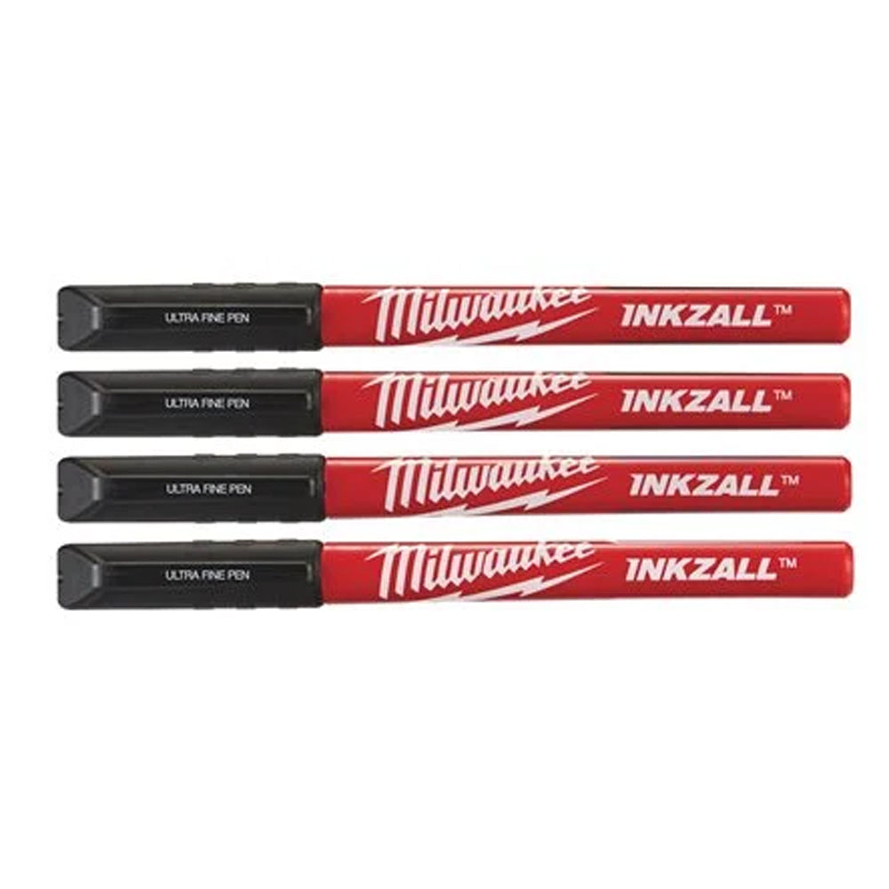 INKZALL™ fine tip pens | Inkzall Fine Tip Black Pens - 4 pcs | 48223164