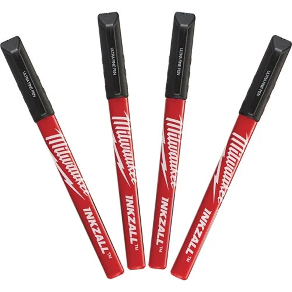 INKZALL™ fine tip pens | Inkzall Fine Tip Black Pens - 4 pcs | 48223164