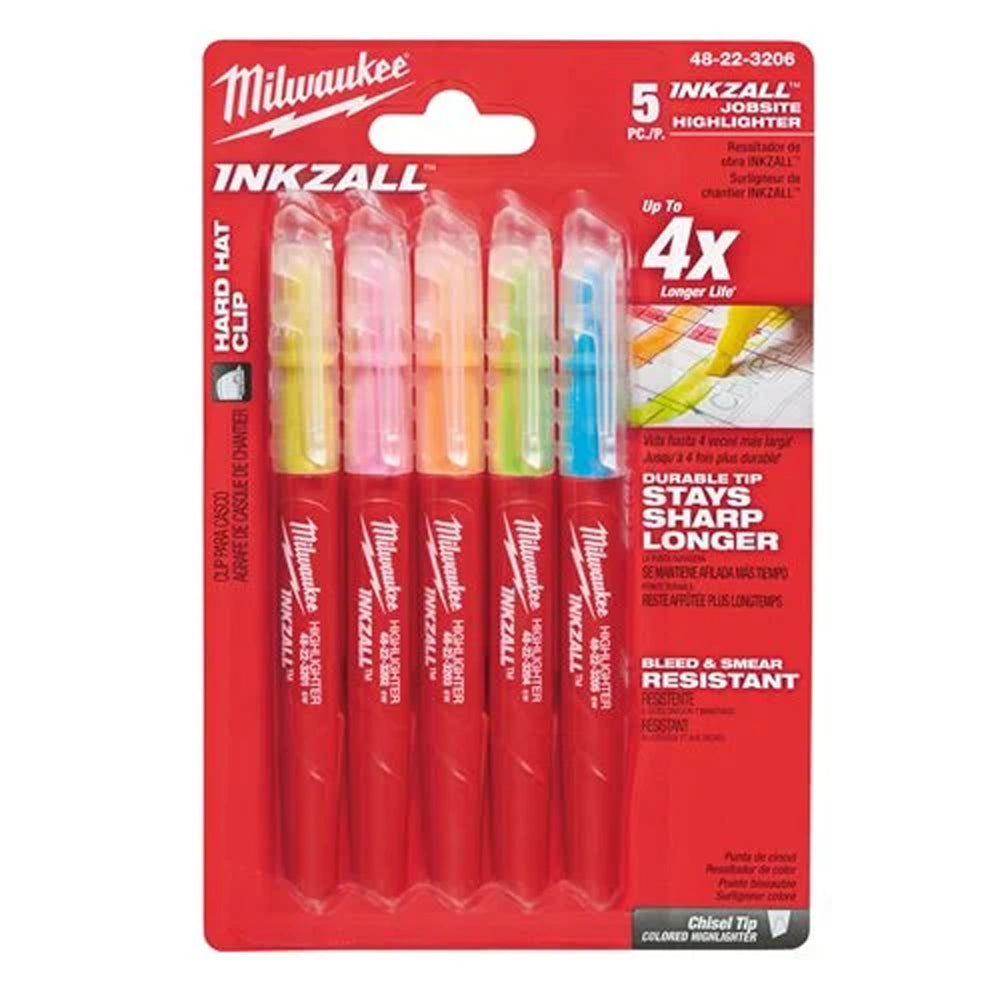 INKZALL™ highlighters | INKZALL Highlighters Yellow - 5pc | 48223206