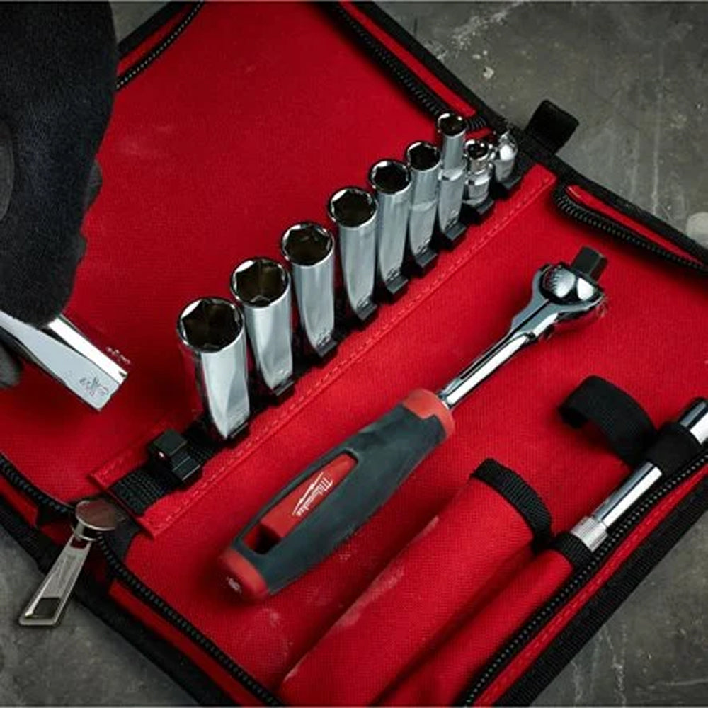 Tradesman ⅜″ ratchet set | Tradesman 3/8" Ratchet Set - 12 pcs | 48229001