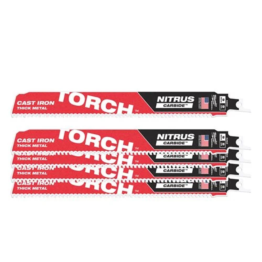 Metal: Heavy duty TORCH™ with NITRUS CARBIDE™ | TCT TORCH NITRUS 230mm x 8 Tpi - 5 pc | 48475562