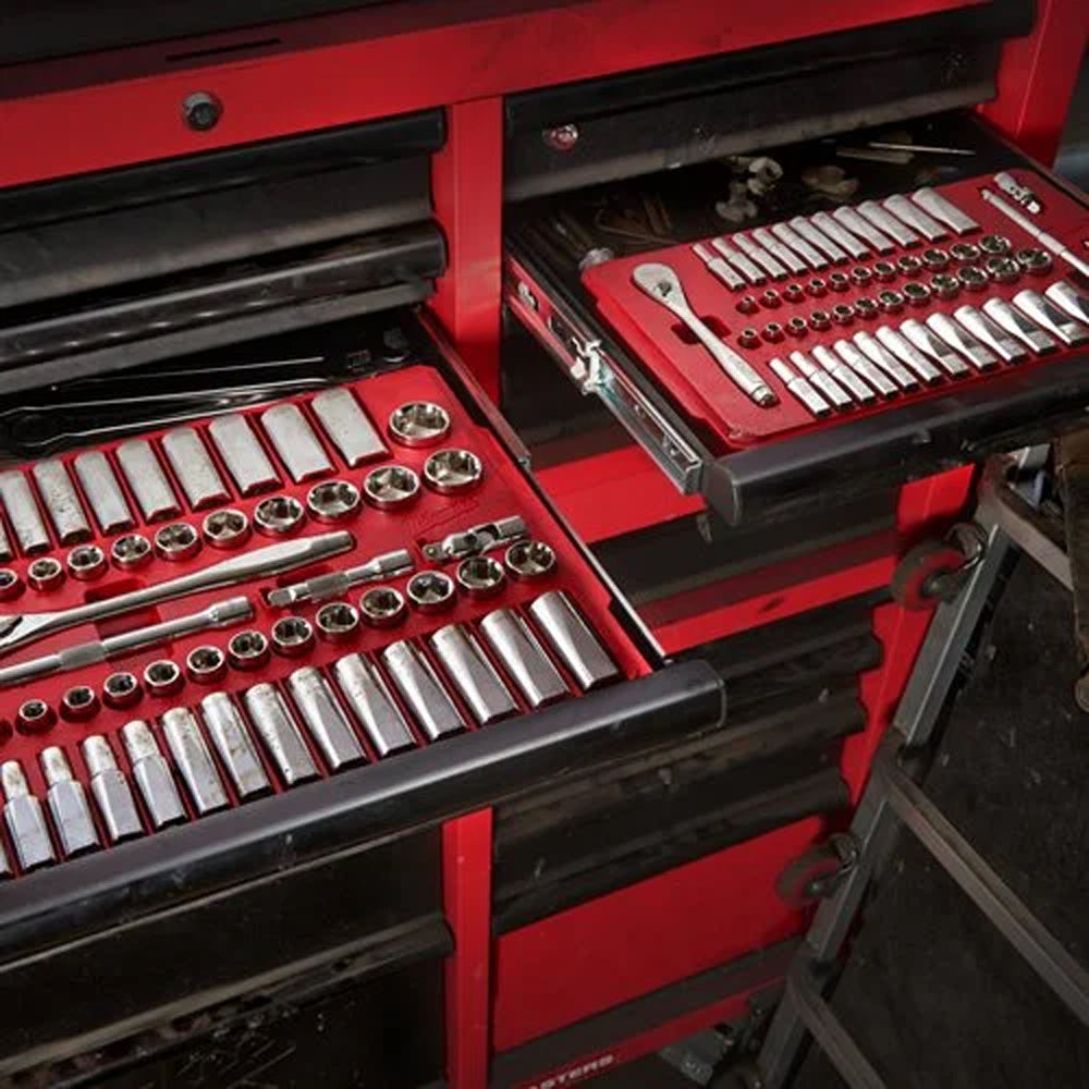 Ratchet and socket sets | 1/4 Drive 28 pc Ratchet + Socket Set Metric | 4932464943