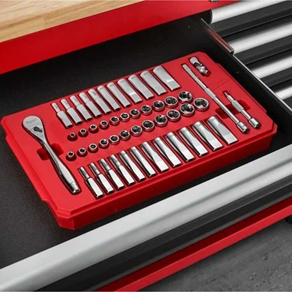 Ratchet and socket sets | 1/2 Metric Ratchet + Socket Set | 4932471864