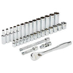 Ratchet and socket sets | 3/8 Drive 32 pc Ratchet + Socket Set Metric | 4932464945