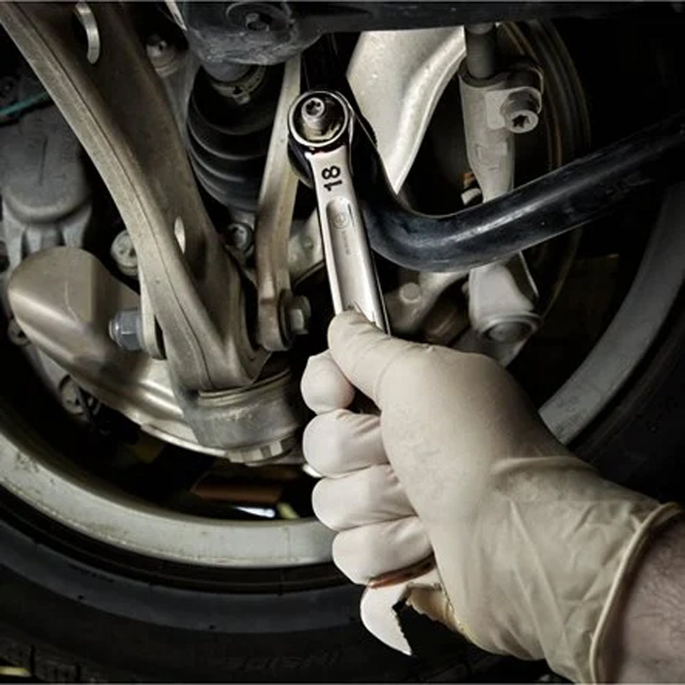 MAX BITE™ ratcheting combination spanner sets | 7 pc Maxbite Ratchet Metric Combination Spanner Set - 1 pc | 4932464993