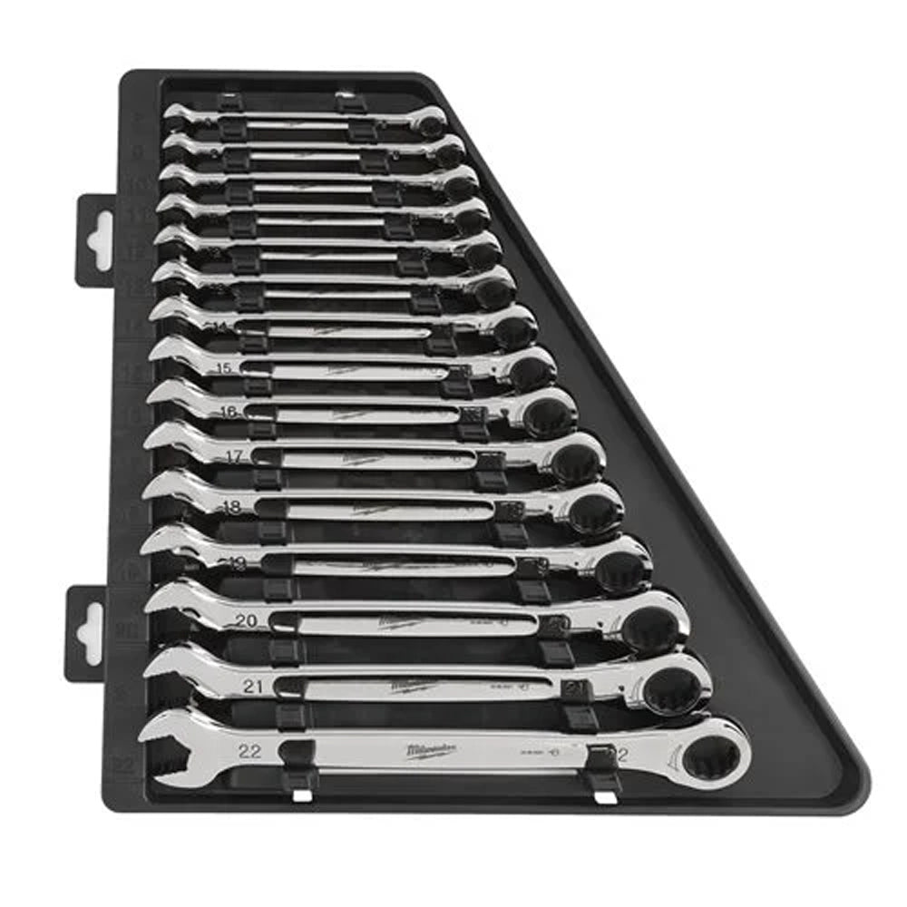 MAX BITE™ ratcheting combination spanner sets | 15 pc Maxbite Ratchet Metric Combination Spanner Set - 1 pc | 4932464994