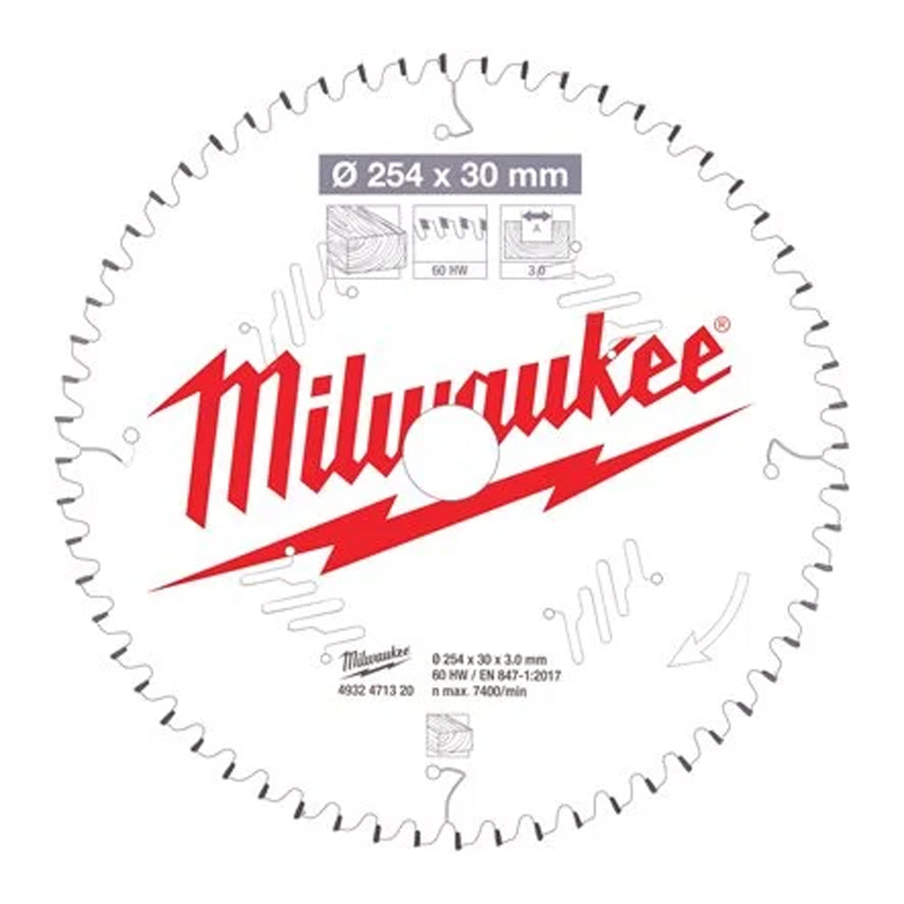 Circular saw blades for mitre saws | CSB MS W 254 x 30 x 3,0 x 60ATB neg. | 4932471320