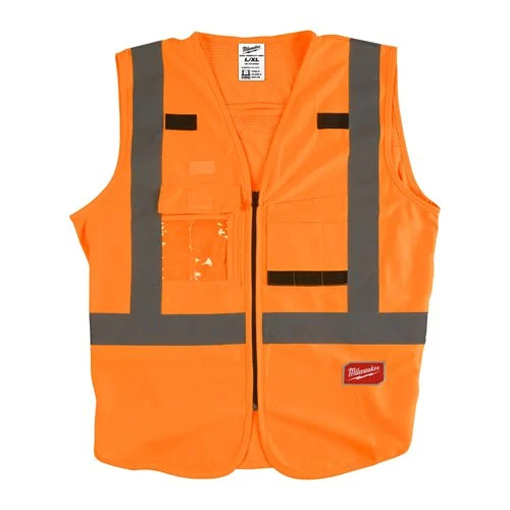 High-visibility vest | High-Visibility Vest Orange - 2XL/3XL | 4932471894