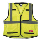 Premium high-visibility vest | Premium High-Visibility Vest Yellow - S/M | 4932471895