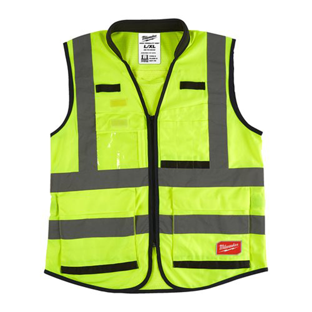 Premium high-visibility vest | Premium High-Visibility Vest Yellow - L/XL | 4932471896