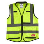 Premium high-visibility vest | Premium High-Visibility Vest Yellow - 2XL/3XL | 4932471897
