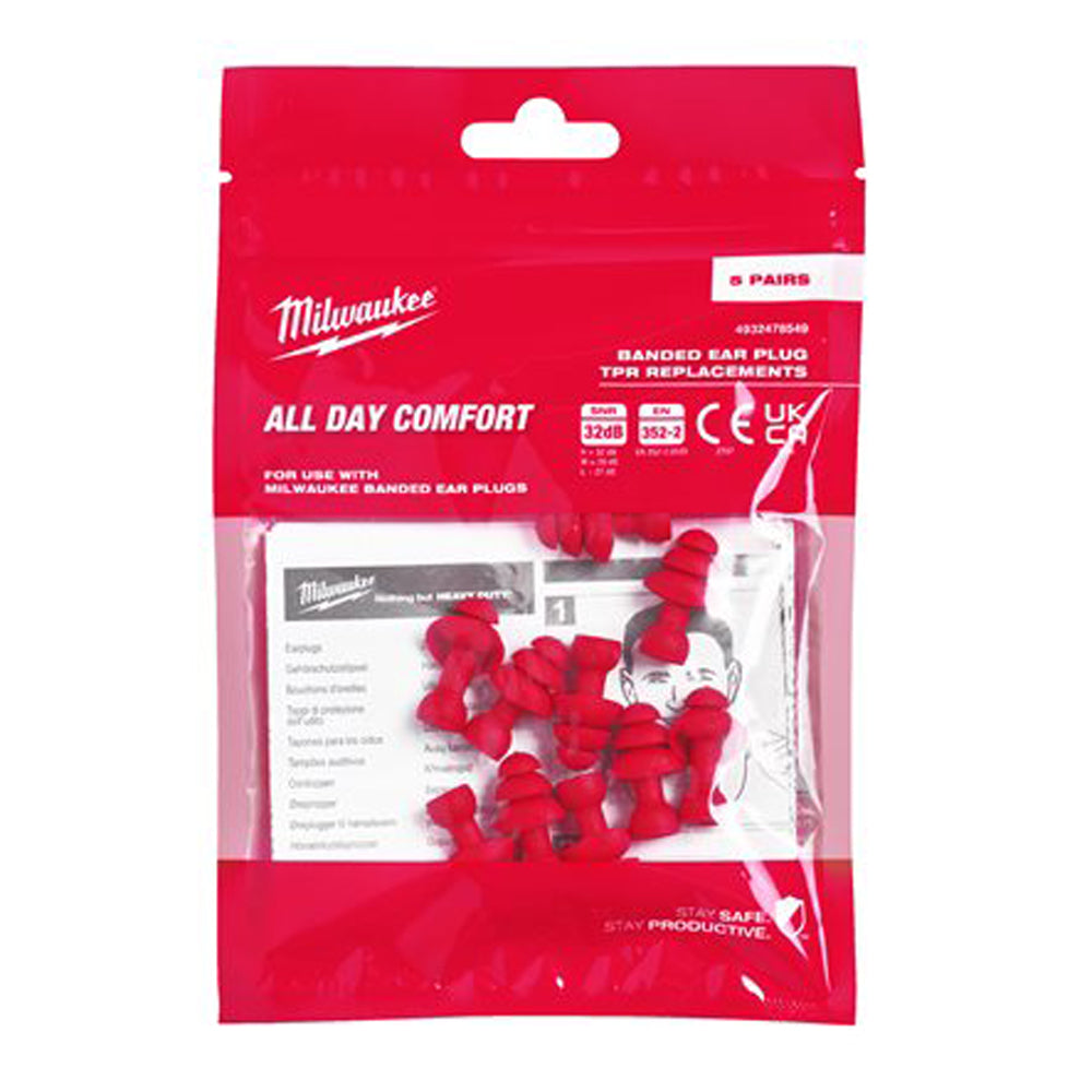 Banded ear plugs | TPR Replacement - 5 pairs | 4932478549