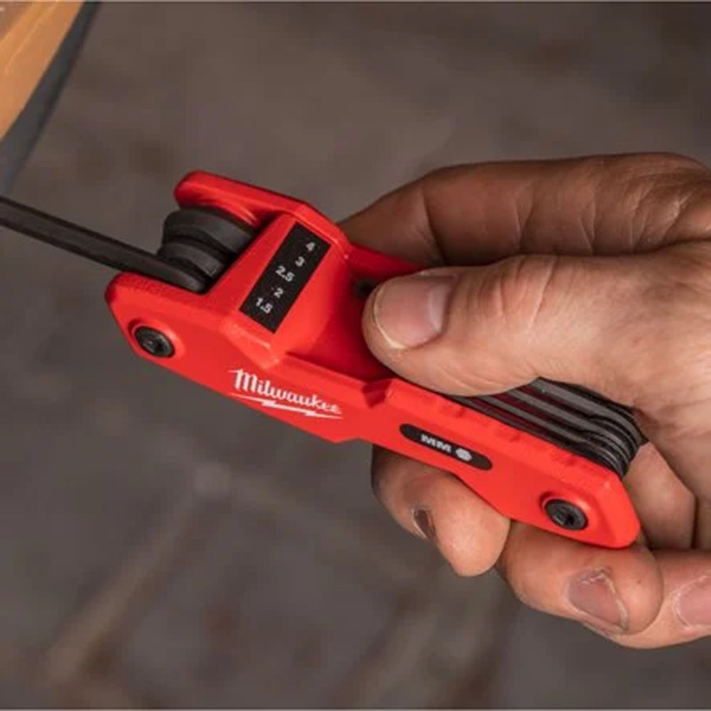 Folding key sets | Metric Folding Hex Key Set - 8 pc | 4932480978