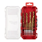 RED HEX - SHOCKWAVE™ HSS-TiN metal drill bits | Shockwave HSS-G Tin Red Hex Set - 10 pc | 4932493865