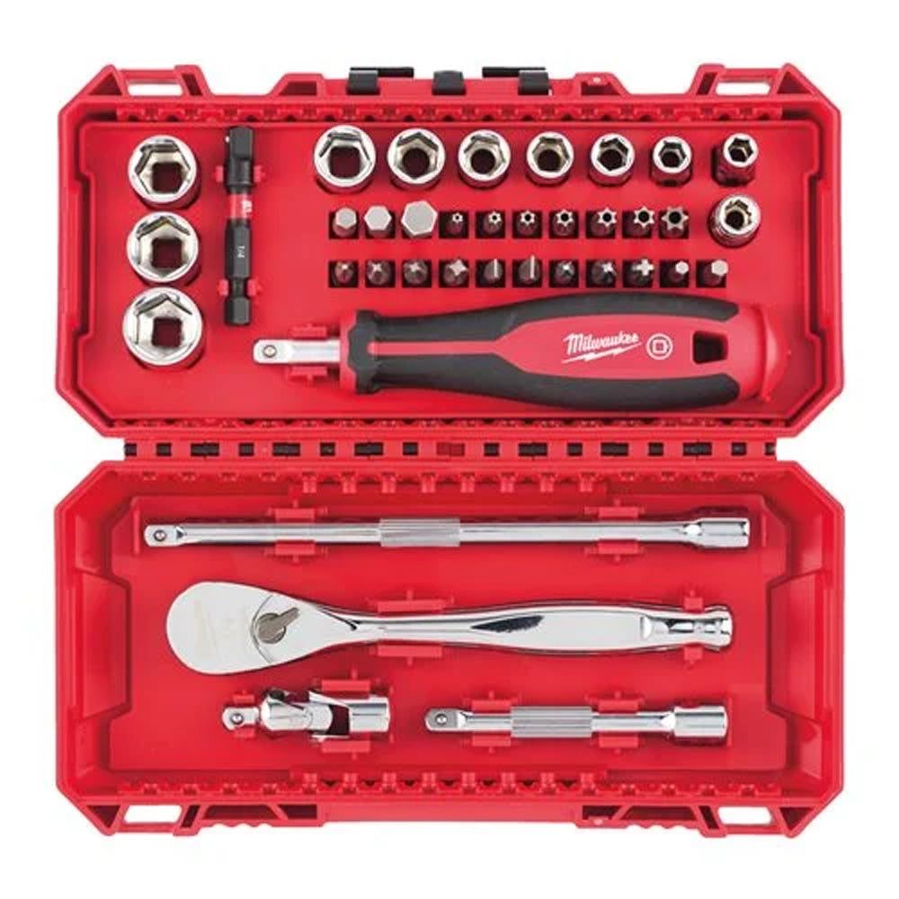 1/4" Ratchet, driver & socket set | 38 pc 1/4" Ratchet & Driver & Socket Set Metric | 4932498381