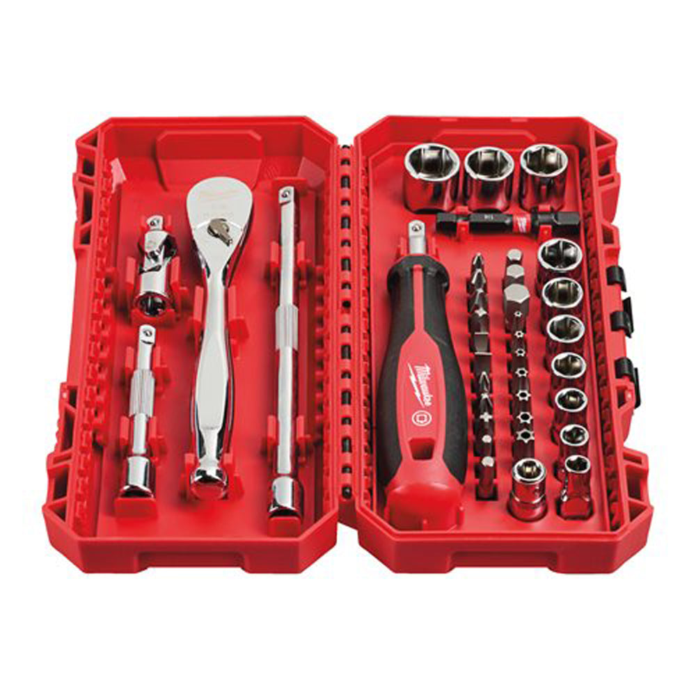 1/4" Ratchet, driver & socket set | 38 pc 1/4" Ratchet & Driver & Socket Set Metric | 4932498381
