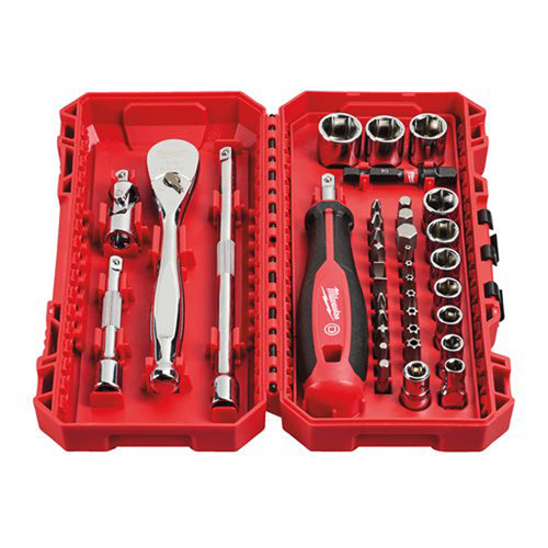 1/4" Ratchet, driver & socket set | 38 pc 1/4" Ratchet & Driver & Socket Set Metric | 4932498381
