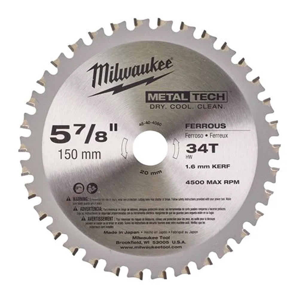 Circular saw blades for metal | F 150 x 20 x 34 - 1 pc | 48404080