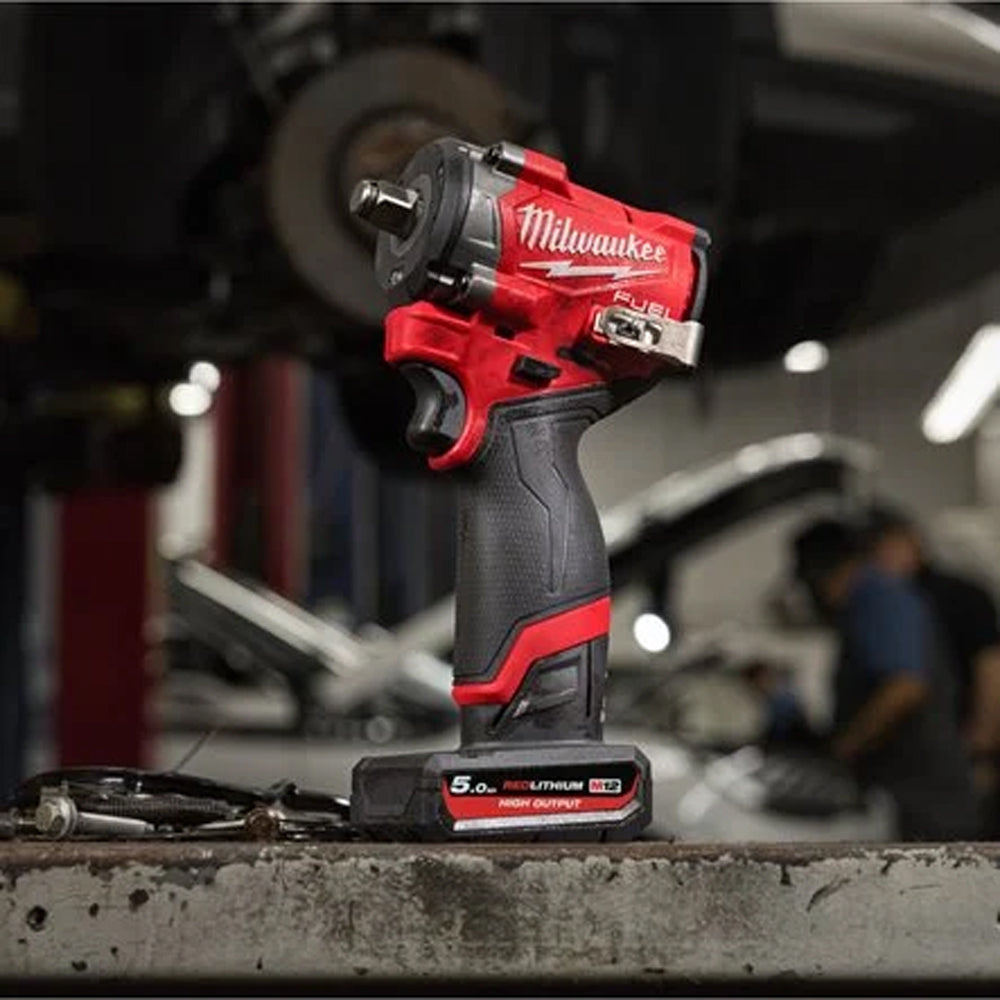 M12 FUEL™ ½″ compact impact wrench with friction ring | M12 FCIWF12G3-502X