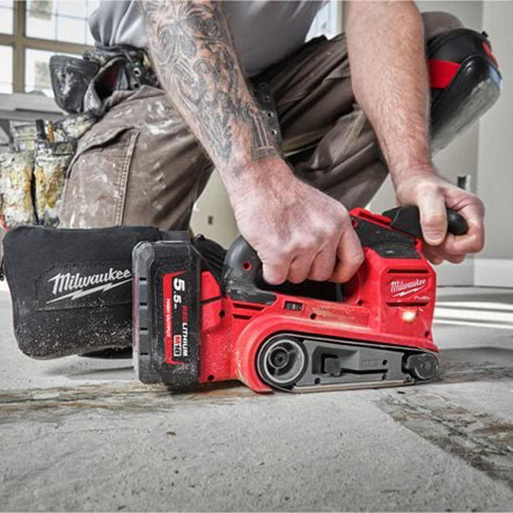 M18 FUEL™ 75 mm belt sander | M18 FBTS75-0 | 4933479614