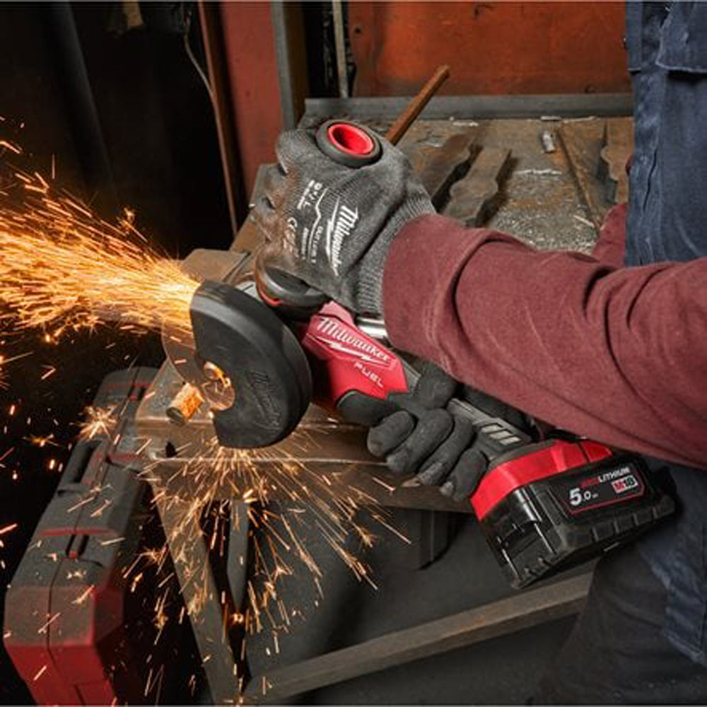 M18 FUEL™ 125 mm angle grinder with slide switch | M18 FSAG125X-0X | 4933478428