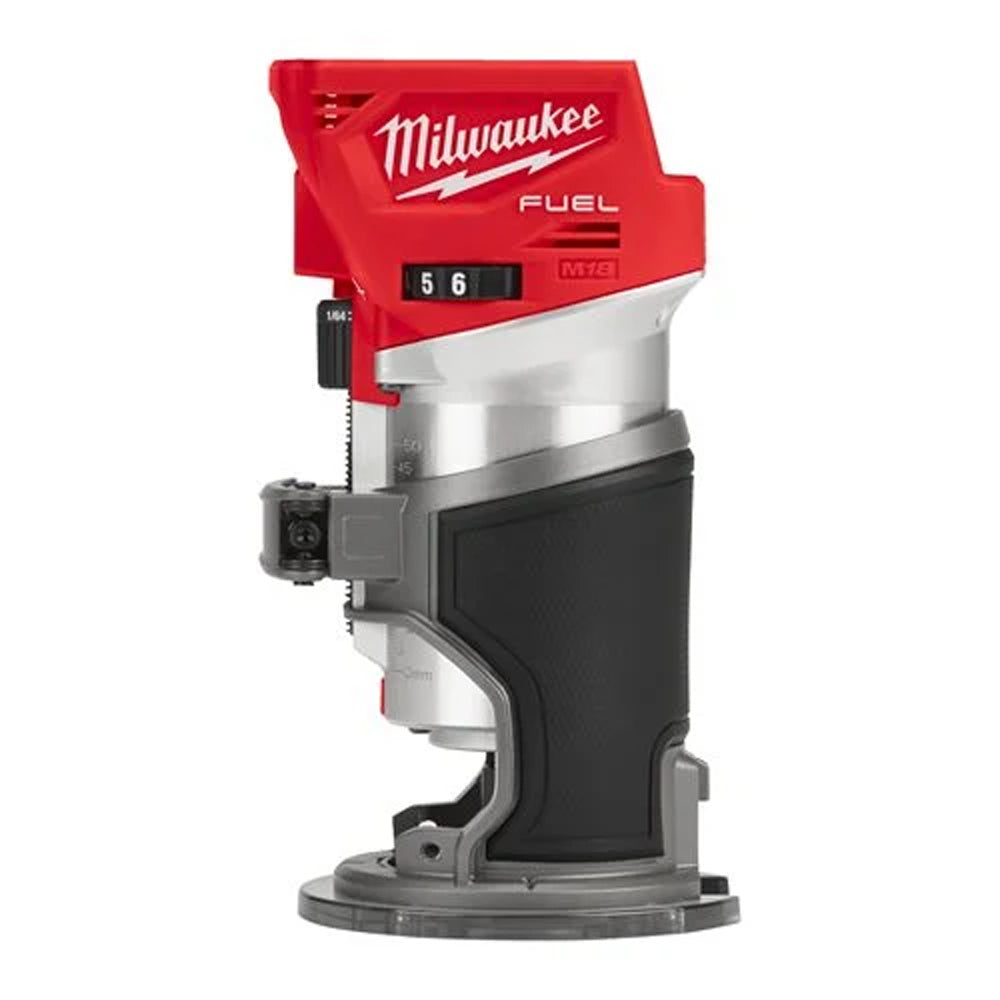 M18 FUEL™ trim router with 8 mm/ 6 mm collets and bases | M18 FTR8-0X | 4933479073
