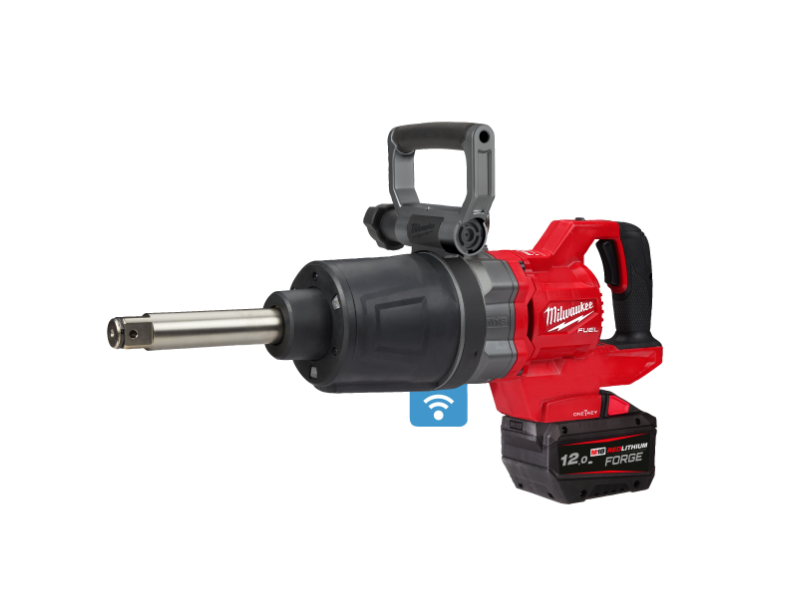 M18 FUEL™ ONE-KEY™ 1″ high torque D-handle impact wrench with friction ring and extended anvil | BCZA