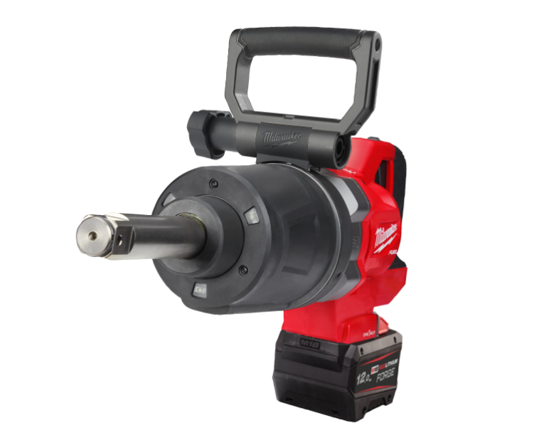 M18 FUEL™ ONE-KEY™ 1″ high torque D-handle impact wrench with friction ring and extended anvil | BCZA